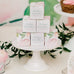 MINI CUSTOM PRINTED SQUARE PAPER FAVOR BOXES - FLORAL GARDEN PARTY