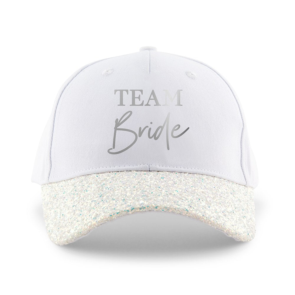 WOMEN'S WEDDING PARTY GLITTER HATS - TEAM BRIDE