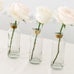 GLASS BOTTLE FLOWER VASE - ROUND