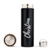 PERSONALIZED STAINLESS STEEL CYLINDER TRAVEL BOTTLE - CALLIGRAPHY