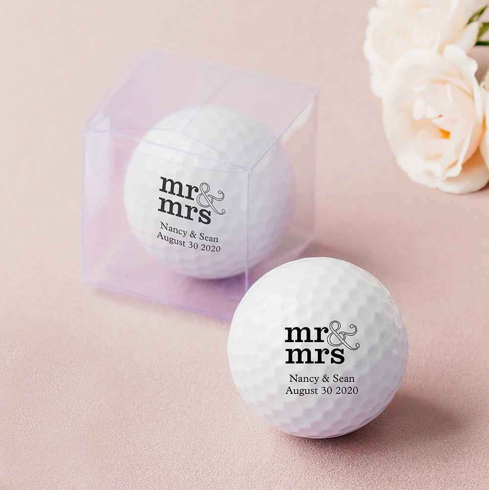 PERSONALIZED GOLF BALL FAVOR - AyaZay Wedding Shoppe