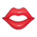RED LIPS INFLATABLE POOL FLOAT