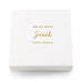 LARGE PERSONALIZED WHITE BRIDAL PARTY GIFT BOX WITH MAGNETIC LID -  CUSTOM TEXT