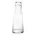 MONOGRAM ENGRAVED BEDSIDE WATER CARAFE AND GLASS SET - DIAMOND EMBLEM