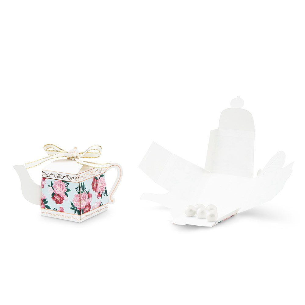 Tea Pot Favor Boxes - Tea Party Theme