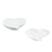 HEART SHAPED PLATES (4/pkg)