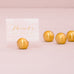 CLASSIC ROUND PLACE CARD HOLDER - GOLD (8/pkg) - AyaZay Wedding Shoppe