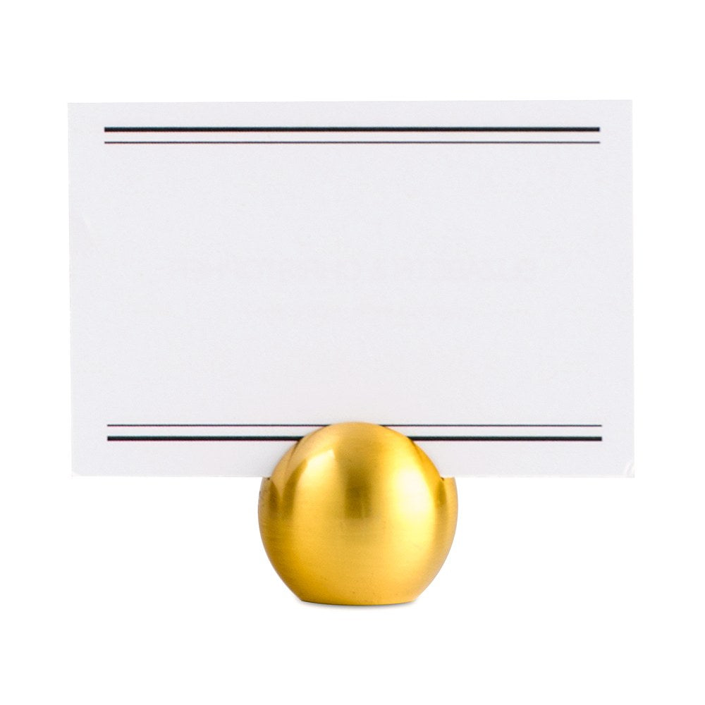 CLASSIC ROUND PLACE CARD HOLDER - GOLD (8/pkg)