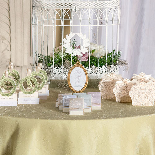 SMALL OVAL BAROQUE FRAME - GOLD - AyaZay Wedding Shoppe