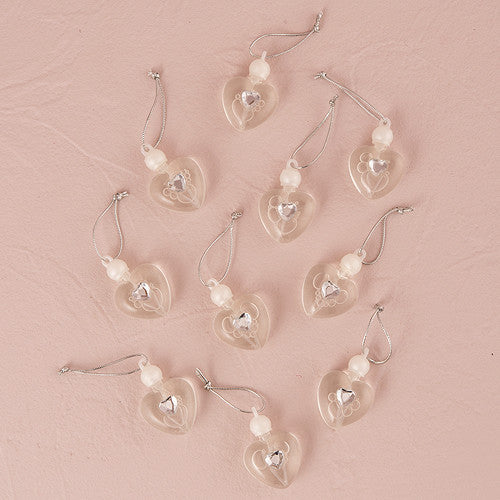 CELEBRATION BUBBLES IN HEART WITH SPARKLING (10/pkg) - AyaZay Wedding Shoppe