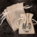 MINI LINEN DRAWSTRING POUCH - PLAIN (12/pkg) - AyaZay Wedding Shoppe