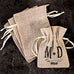 MINI LINEN DRAWSTRING POUCH - PLAIN (12/pkg) - AyaZay Wedding Shoppe