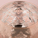 SMALL GLASS GLOBE VOTIVE HOLDER WITH REFLECTIVE LACE PATTERN (6/pkg) - available in 2 colours