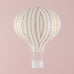HOT AIR BALLOON PAPER LANTERN SET IN GOLD AND WHITE (3/pkg) - AyaZay Wedding Shoppe