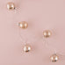 STRING OF LIGHTS WITH MERCURY GLASS GLOBES - BATTERY LED - AyaZay Wedding Shoppe