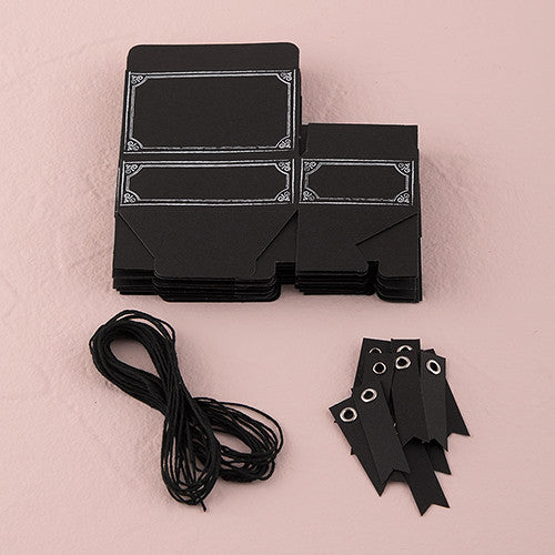 CHALKBOARD CHIC FAVOR BOX KIT (10/pkg) - AyaZay Wedding Shoppe