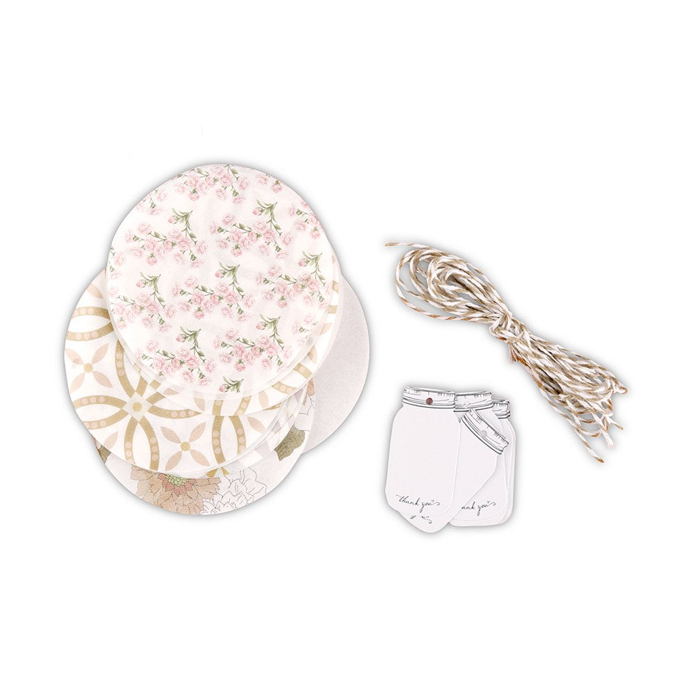 DIY MINIATURE MASON JAR DECORATING KIT (8/pkg) - AyaZay Wedding Shoppe