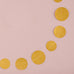 GOLD GLITTER CIRCLE SEWN PAPER GARLAND - AyaZay Wedding Shoppe