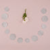 SILVER GLITTER CIRCLE SEWN PAPER GARLAND - AyaZay Wedding Shoppe