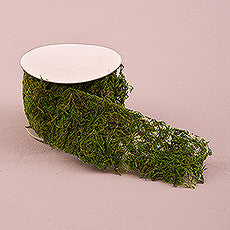 ROLL OF FAUX MOSS RIBBON - AyaZay Wedding Shoppe