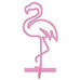 ACRYLIC FLAMINGO - TABLETOP DECORATION IN PINK - AyaZay Wedding Shoppe