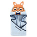 ANIMAL FACE HOODED TOWEL - HIPSTER FOX - AyaZay Wedding Shoppe