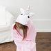 ANIMAL FACE HOODED TOWEL - PINK UNICORN - AyaZay Wedding Shoppe