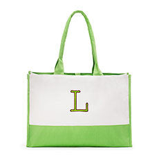 COLORBLOCK TOTE - GRASS GREEN - AyaZay Wedding Shoppe