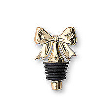 DAINTY GOLD BOW BOTTLE STOPPER (6/pkg) - AyaZay Wedding Shoppe