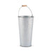 GALVANIZED FLOWER MARKET BUCKET WITH HANDLE - LARGE - AyaZay Wedding Shoppe