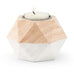 GEOMETRIC WOODEN TEALIGHT HOLDER (4/pkg) - AyaZay Wedding Shoppe