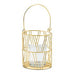 GOLD GEOMETRIC CANDLE LANTERN (2/pkg) - AyaZay Wedding Shoppe