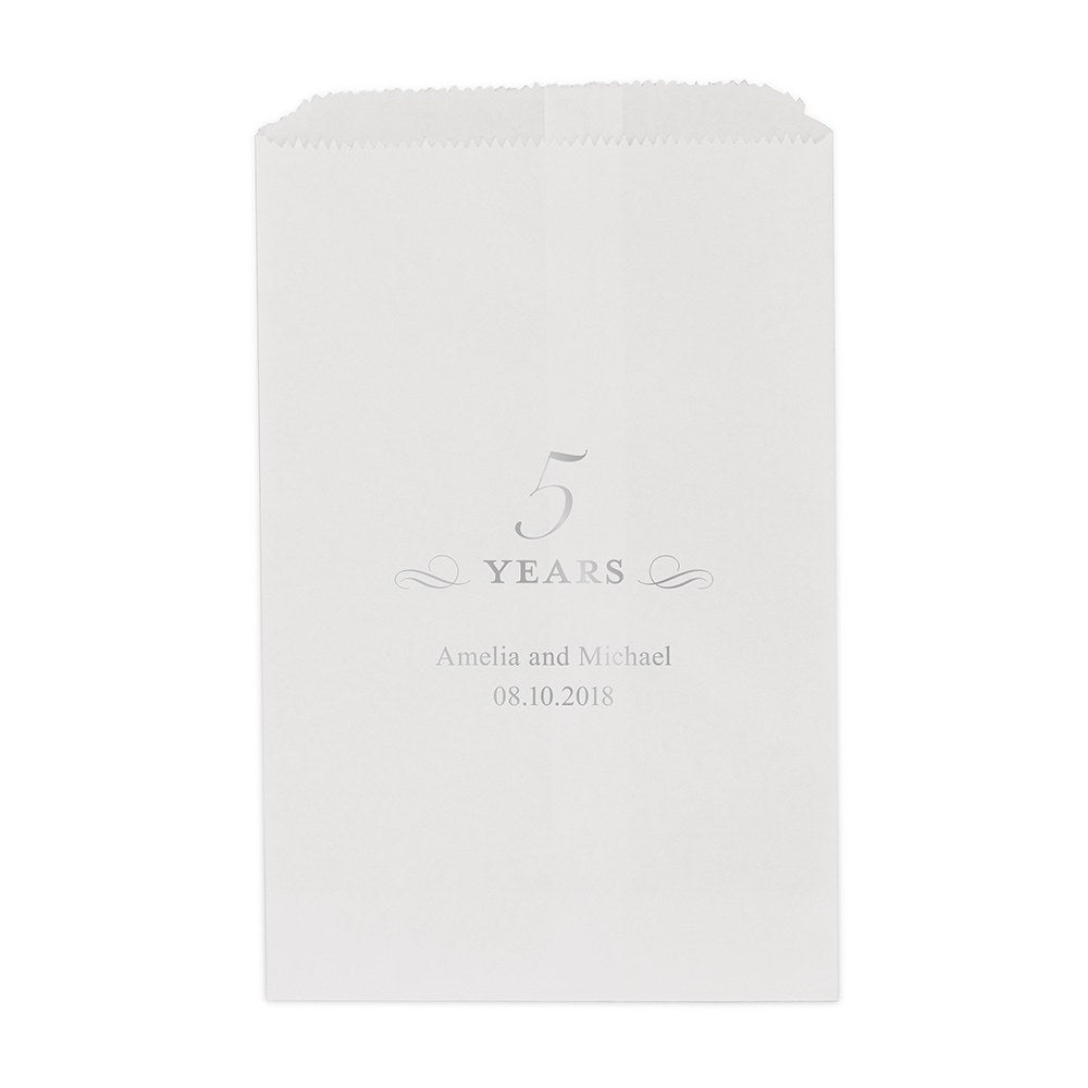 5 YEARS FLAT POCKET STYLE GOODIE BAG - AyaZay Wedding Shoppe