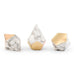 MODERN GEOMETRIC MARBLE & GOLD PARTY FAVOUR BOXES (12/pkg) - AyaZay Wedding Shoppe