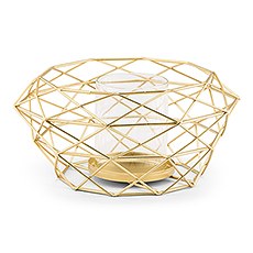 MODERN GOLD GEOMETRIC METAL TABLE CENTERPIECE - AyaZay Wedding Shoppe