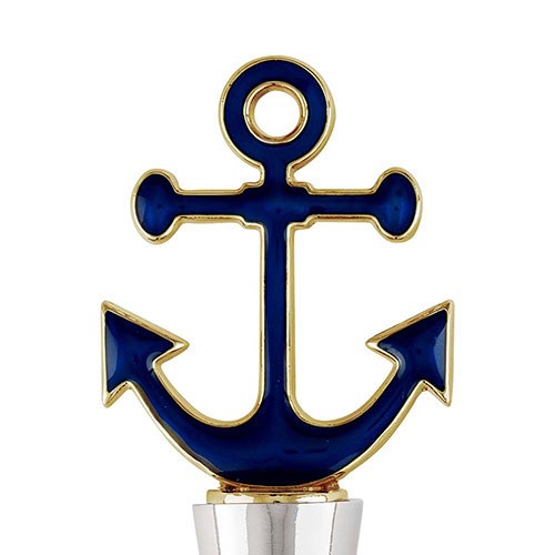NAVY ANCHOR BOTTLE STOPPER - AyaZay Wedding Shoppe