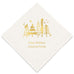 CHRISTMAS PINE TREES PRINTED NAPKINS (50/pkg)