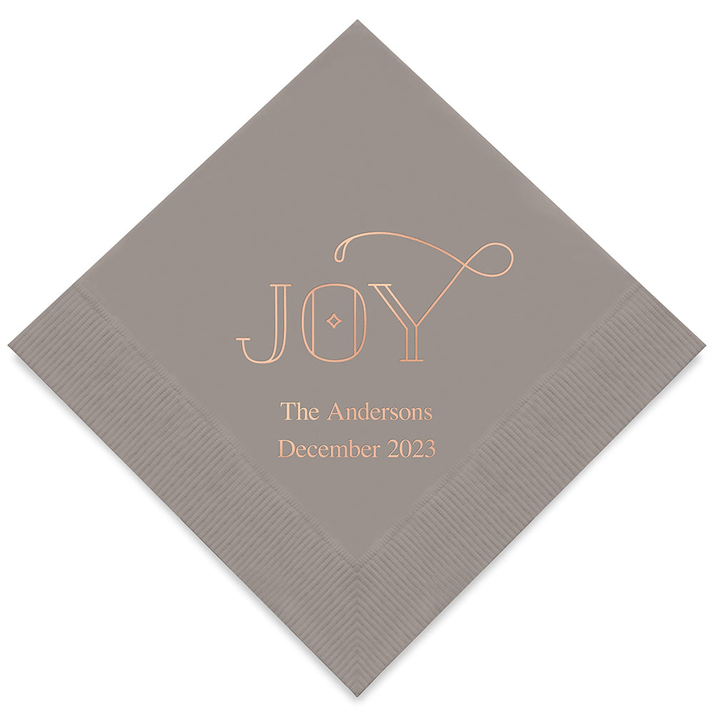 JOY PRINTED NAPKINS (50/pkg)