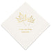 PERSONALIZED FOIL PRINTED PAPER NAPKINS - Fall Leaf
(50/pkg)
