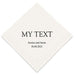 PERSONALIZED FOIL PRINTED PAPER NAPKINS - Custom Word
(50/pkg)