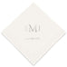 PERSONALIZED FOIL PRINTED PAPER NAPKINS - Traditional Monogram
(50/pkg)