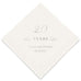PERSONALIZED FOIL PRINTED PAPER NAPKINS - 20 Years
(50/pkg)