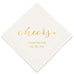 PERSONALIZED FOIL PRINTED PAPER NAPKINS - Cheers
(50/pkg)