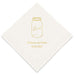 PERSONALIZED FOIL PRINTED PAPER NAPKINS - Mason Jar Love
(50/pkg)
