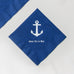 PERSONALIZED FOIL PRINTED PAPER NAPKINS - Anchor
(50/pkg)
