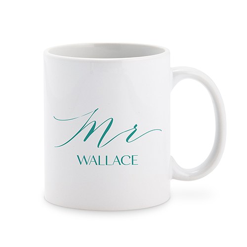 PERSONALIZED COFFEE MUG - MR - AyaZay Wedding Shoppe