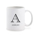 PERSONALIZED COFFEE MUG - CLASSIC MONOGRAM - AyaZay Wedding Shoppe