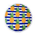 PINEAPPLE & STRIPES ROUND BEACH TOWEL - AyaZay Wedding Shoppe