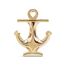 POLISHED GOLD ANCHOR BOTTLE OPENER - AyaZay Wedding Shoppe
