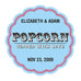 POPCORN - TOPPED WITH LOVE STICKER - AyaZay Wedding Shoppe